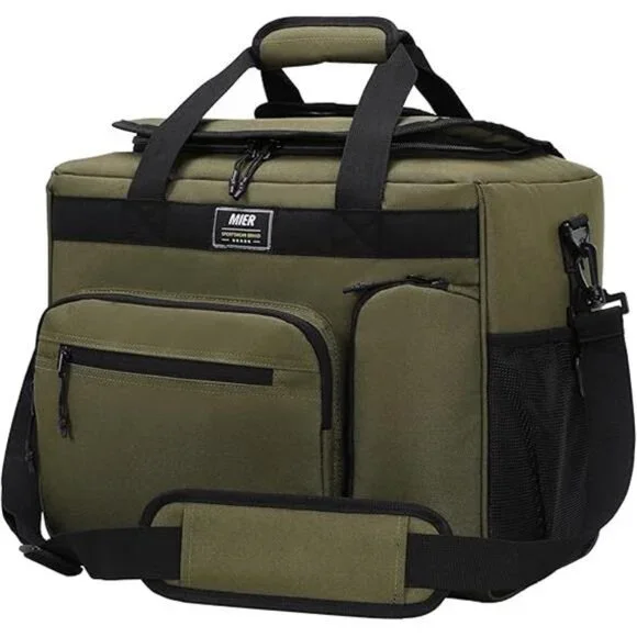 30L Extra Large Soft Cooler Bag with Bottle Opener for Camping Beach BBQ Grocery